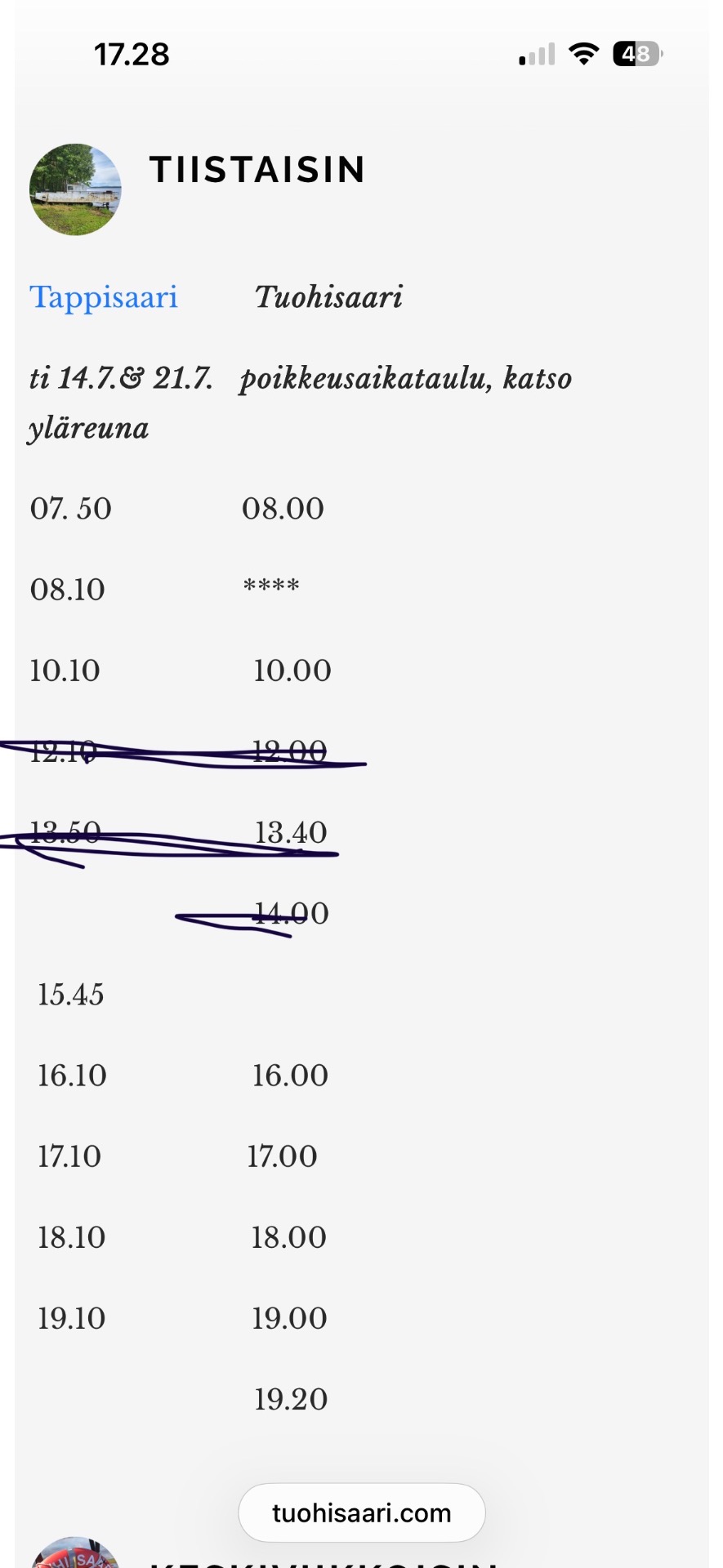 14.7 ja 21.7.